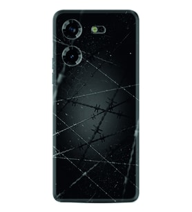 Tecno Pova 5 Kılıf Silikon Desen Özel Seri Dikenli Tel 1779