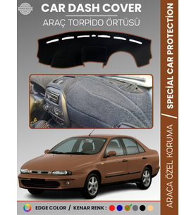 FIAT MAREA (1999-2007) Torpido Örtüsü Ön Göğüs Koruma Torpido Koruma Tam Uyum Kaymaz Kolay Montaj