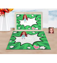BK Gift Kişiye Özel Kız Çocuk Karikatürlü 1000 Parça Profesyonel Puzzle-13
