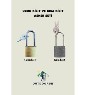 Uzun Kilit ve Kısa Kilit Asker Seti (Açık Sarı)