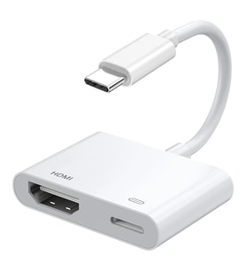 ALLY İPhone 15 Type-c to Type-c + HDMI Çevirici Kablo Dijital AV Adaptörü-(5775 - SSSSSS2339-7
