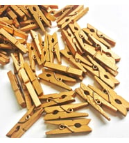 100'lü Gold Ahşap Mandal 2.5cm (10'lu Paket-1000 Adet)