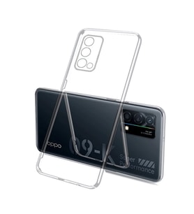 Ally OPPO K9 5G Kılıf Kamera Korumalı Ultra İnce Şeffaf Silikon Kılıf-(5775) - SSSSSS6117-14