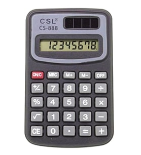 Csl Hesap Makinesi Küçük 8 Hane Cs-888