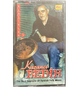 (Plak Değildir KASET tir) Kazancı Bedih Klasikler 1 Açılmamış Jelatininde Kaset