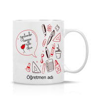 Öğretmenler Gününe Özel Hediye Çay Kahve Kupa Bardak-007