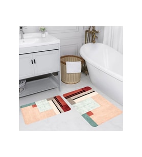 Eliana Home Baskılı 2'li Banyo Paspas Takımı RVG5170