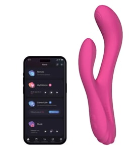 Astarte Lovense Osci 3 Telefon Kontrollü Klitoris ve G Noktası için Isıtmalı Tavşan Vibratörü