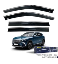 Niken Kromlu Cam Rüzgarlığı Niken Togg T10X 2023 ve Sonrası ile uyumlu