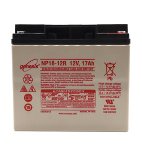 ENERSYS GENESİS NP18-12R 12V 17AH BAKIMSIZ KURU TİP AGM VRLA AKÜ