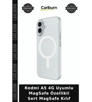 Redmi A5 4G Uyumlu MagSafe Özellikli Sert MagSafe Kılıf Telefon Kabı Cihaz Kılıfı Cep Kapağı