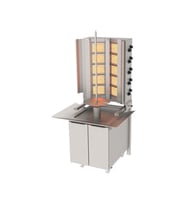 Atalay ADG-10-D-S Döner Makineleri Duvara Monte Gazlı Hareketli Alt Arabalı Sabit - 5x2 Radyanlı