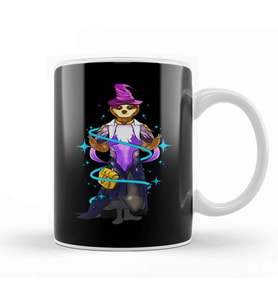 Sloth Magician Majestic Halloween Slothing Wizard Kupa Bardak Porselen