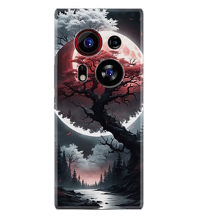 Phantom X2 Pro Kılıf Boutique Baskılı Resimli Ağaç ve Ay Pcode -057