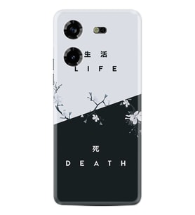 Tecno Pova 5 Kılıf Resimli Desenli Baskılı Silikon Life and Death 1339