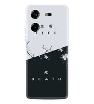 Tecno Pova 5 Kılıf Resimli Desenli Baskılı Silikon Life and Death 1339