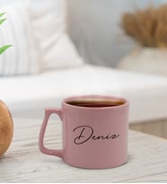 BK Gift Kişiye Özel İsimli Pastel Pembe Middle Kupa Bardak, Arkadaşa Hediye, Ev Hediyesi, Doğum Günü Hediyesi, Ofis Hediyesi-7