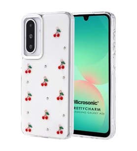 Microsonic Samsung Galaxy A26 Kılıf PrettyCharm Cherry (Kırmızı)