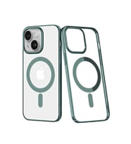 Newface Apple iPhone 14 Plus Kılıf Element Magneticsafe Sert Kapak - Köknar Yeşili