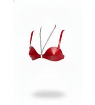 Mulvxbrf Brf02 Kırmızı Göğüs Harness Konik Kesim Zımba Detaylı - Brf1380 (Mulvix)