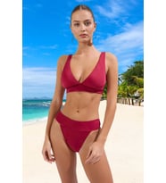 Üçgen Bikini Takımı Su Sporları İçin Hızlı Kuruyan Yüksek Konfor Plaj Ve Havuz (Çok Renkli)