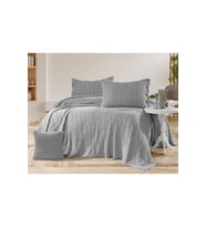 Abelia Triko Yatak Seti 240 X 260 Cm (Gri)
