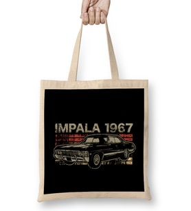 Supernatural Retro Impala Bez Çanta Uzun Saplı
