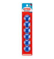 Bigpoint Magnet 30mm (Mıknatıs) Mavi 6'lı Blister x 12 Blister