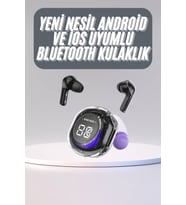 Kulak İçi Bluetooth Kulaklık Anc Enc Özellikli Şarj Göstergeli Kablosuz Kulaklık