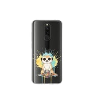 Redmi 8 ile Uyumlu Splash Mirket Tasarımlı Şeffaf Silikon Kılıf