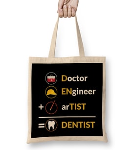 Doctor Engineer Artist Dentist 030 Bez Çanta Uzun Saplı