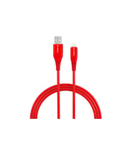 Syrox C88-K 2.0A 1mt Metal Başlıklı Lightning Şarj & Data Kablosu - Kırmızı