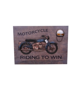 Motorsiklet Tablo Pano Dekoratif Vintage Ev Ofis Hediyelik