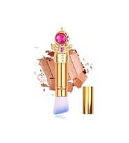 EDA LUXURY BEAUTY Kabuki Makyaj Fırçası Asansörlü Kapaklı Çok Amaçlı Köşeli Kontür Bronzer Aydınlatıcı Makeup Brush E024