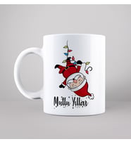 Mutlu Yıllar & Merry Christmas & Yılbaşı & Noel Baba Tasarımlı Kupa
