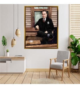 ÇERÇEVELİ ATATÜRK TABLO S708