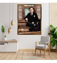 ÇERÇEVELİ ATATÜRK TABLO S708