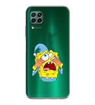 Huawei P40 Lite Uyumlu Baskılı Yumuşak Silikon Şeffaf Telefon Kılıfı