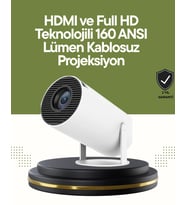 Hdmı Ve Usb Girişli Uzun Ömürlü Ampullü Projeksiyon