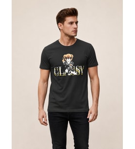 VIGOSS BASKILI ERKEK OVERSIZE T-SHIRT 62516-30010