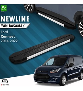 S-Dizayn Ford Connect 2 NewLine Aluminyum Yan Basamak 183 Cm 2014-2023 A+ Kalite