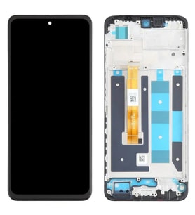 Oppo Realme C55 ile Uyumlu Oled Ekran Dokunmatik Çıtalı Rmx3710 (Siyah)