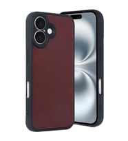 Apple İphone 16 Kılıf Aras Deri Kapak - Bordo
