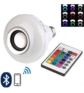 Ampul Şeklinde Kumandalı Bluetooth Hoparlör ( Lisinya )