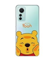 Xiaomi Mi 12 Lite Uyumlu Winnie The Pooh Desenli Şeffaf Telefon Kılıfı