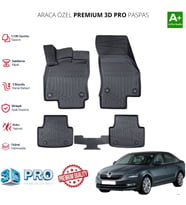 OCTAVİA ARACA ÖZEL 3D PASPAS 2017 2018 2019 2020 2021 2022 2023