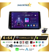 Toyota Corolla 2017-2020 Model 4GB + 64GB Android 13 Kablosuz Carplay Navigasyon Multimedya Sistemi