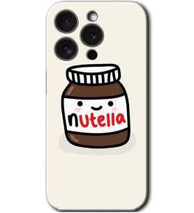 İphone 15 Pro Max Kılıf HD Desen Baskılı Kılıf - Nutella Aşkım