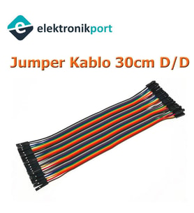 Jumper Kablo (Dişi - Dişi) 30 cm 40 adet