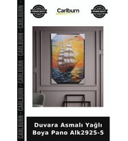 Özel Üretim Dekoratif Duvar Tablo Sanatsal Ev Aksesuarı Duvara Asmalı Yağlı Boya Pano Alk2925-5